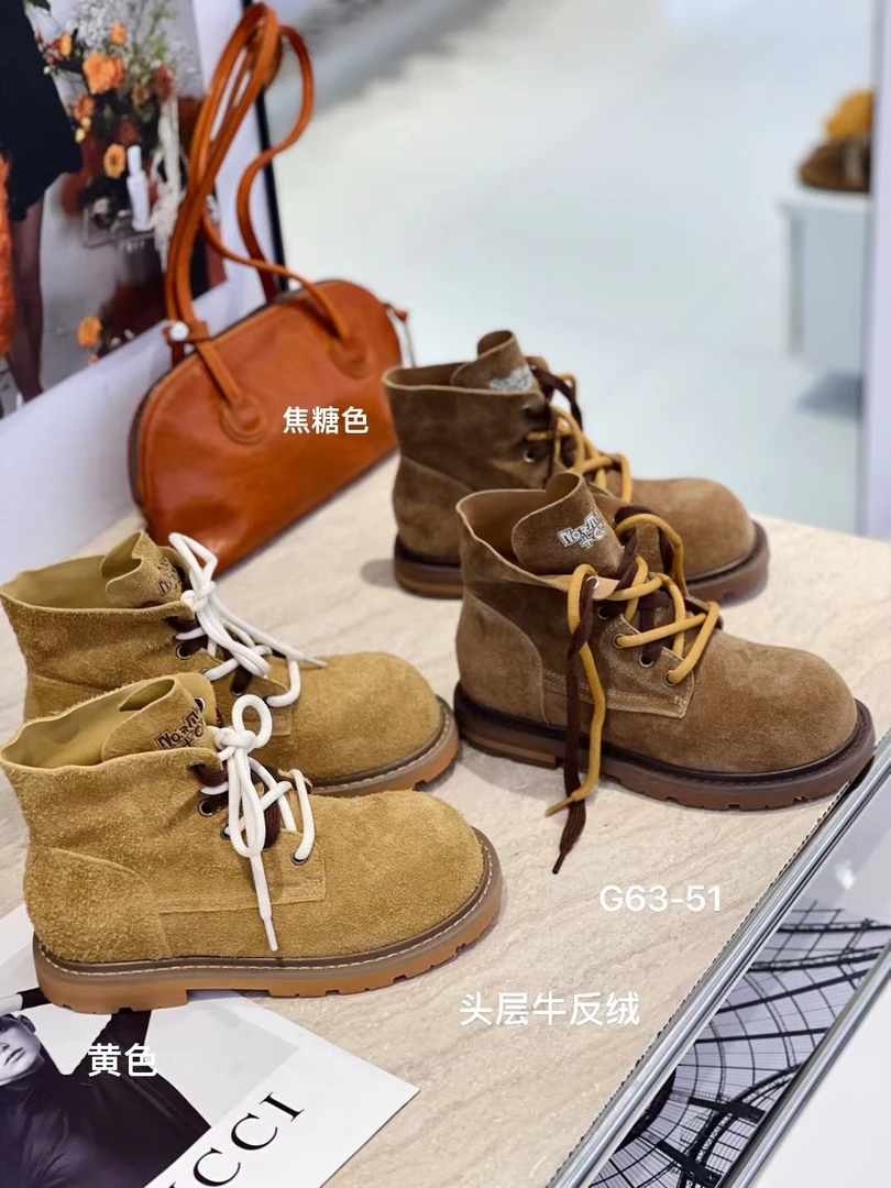 常规欧美风通用复古高帮秋季百搭休闲马丁靴女款真皮2025爆款网红