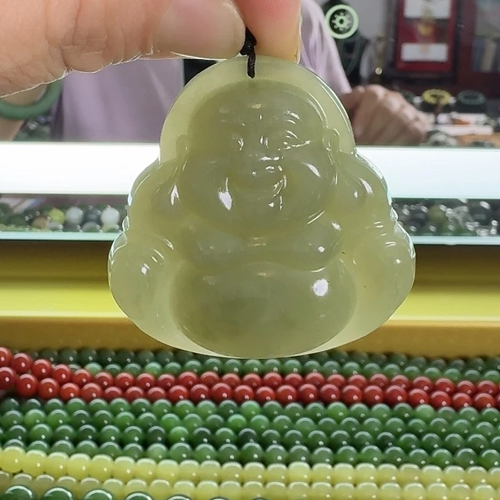 颈饰未镶嵌和田玉佛公50