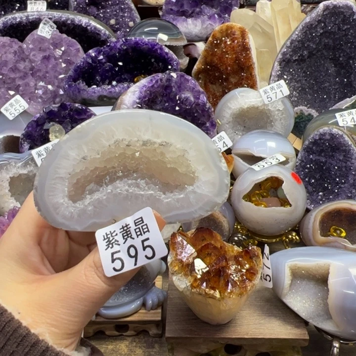 未镶嵌大型摆件（非配饰）紫晶595