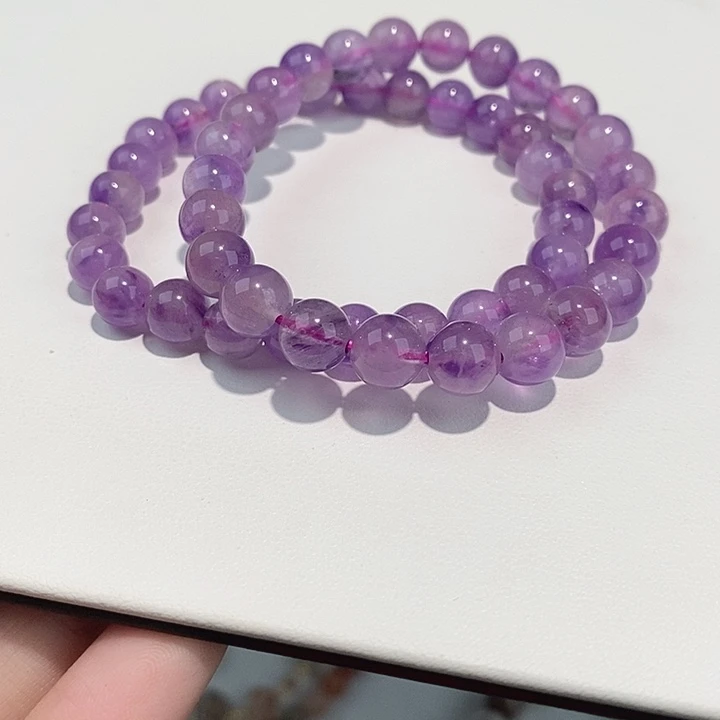 水晶无未镶嵌紫超七卡7