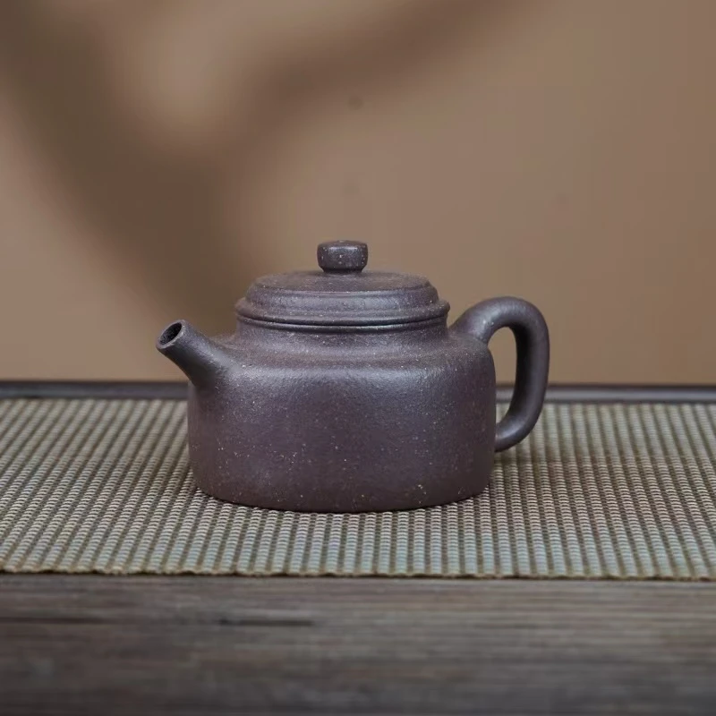 XJ粗砂天青【德钟】宜兴黄龙山原矿手工紫砂壶