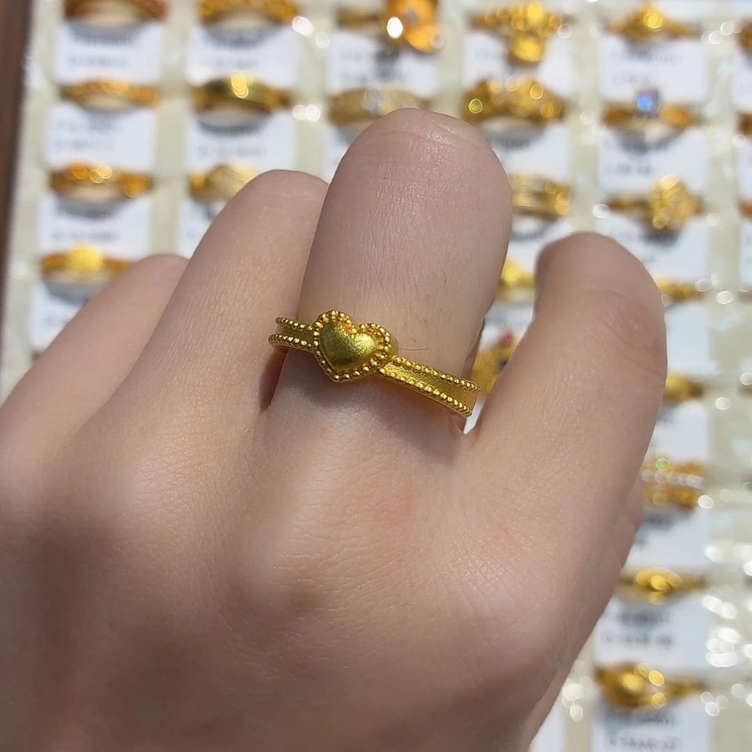 铜合金3637强保色发 1 个壹笔壹戒指