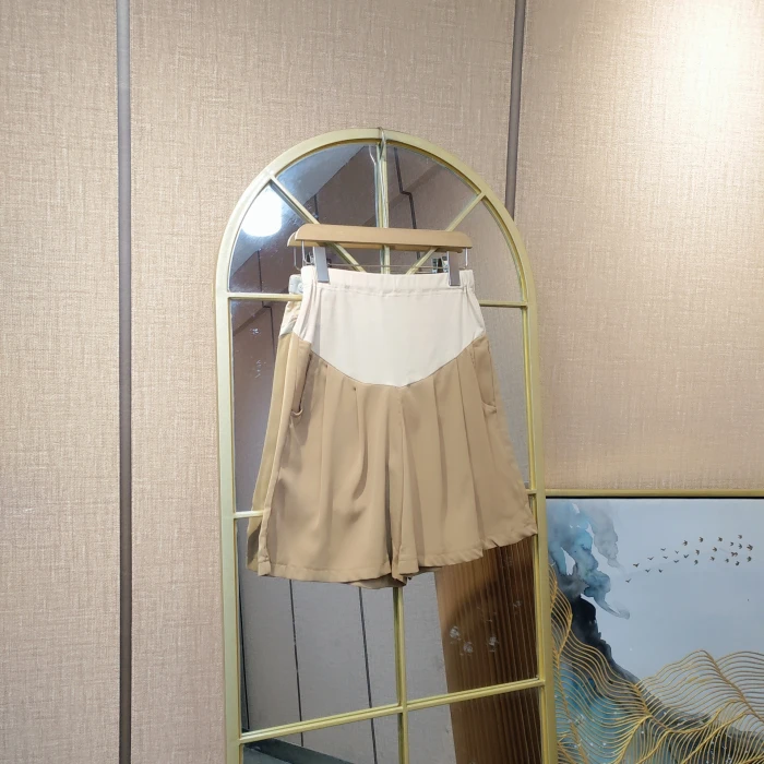 HQ51孕妇咖色短裤M90-120 L130XL140 2XL150