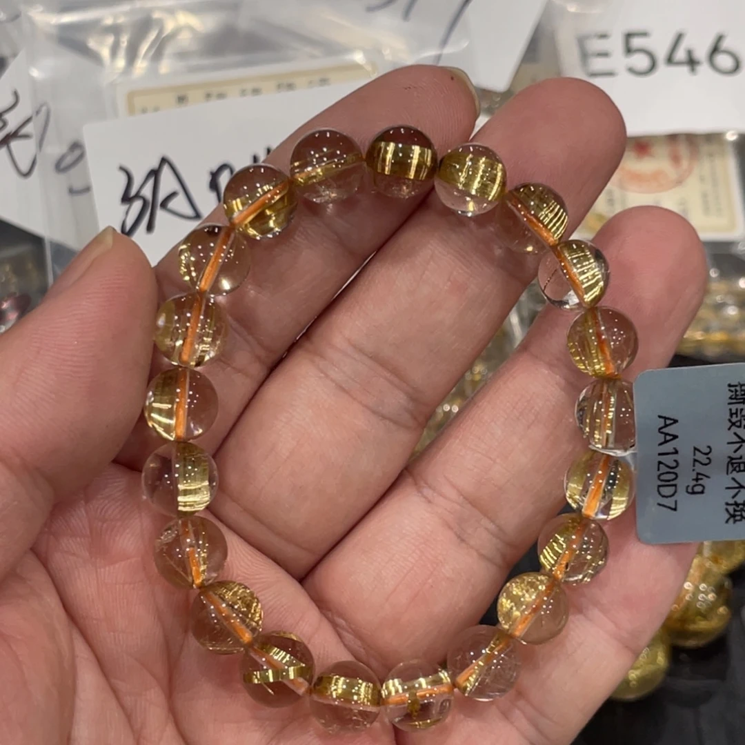 未镶嵌手链水晶aaa0148钛晶