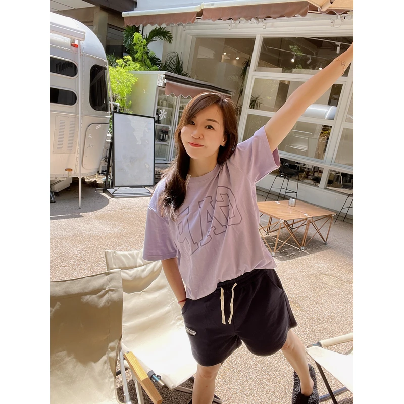 【6.18反季清】W家 女装宽松休闲裤松紧腰运动短裤夏季妈妈款 IS110