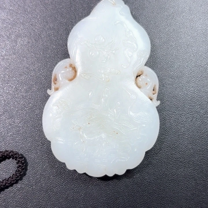 和田玉未镶嵌挂件?****府