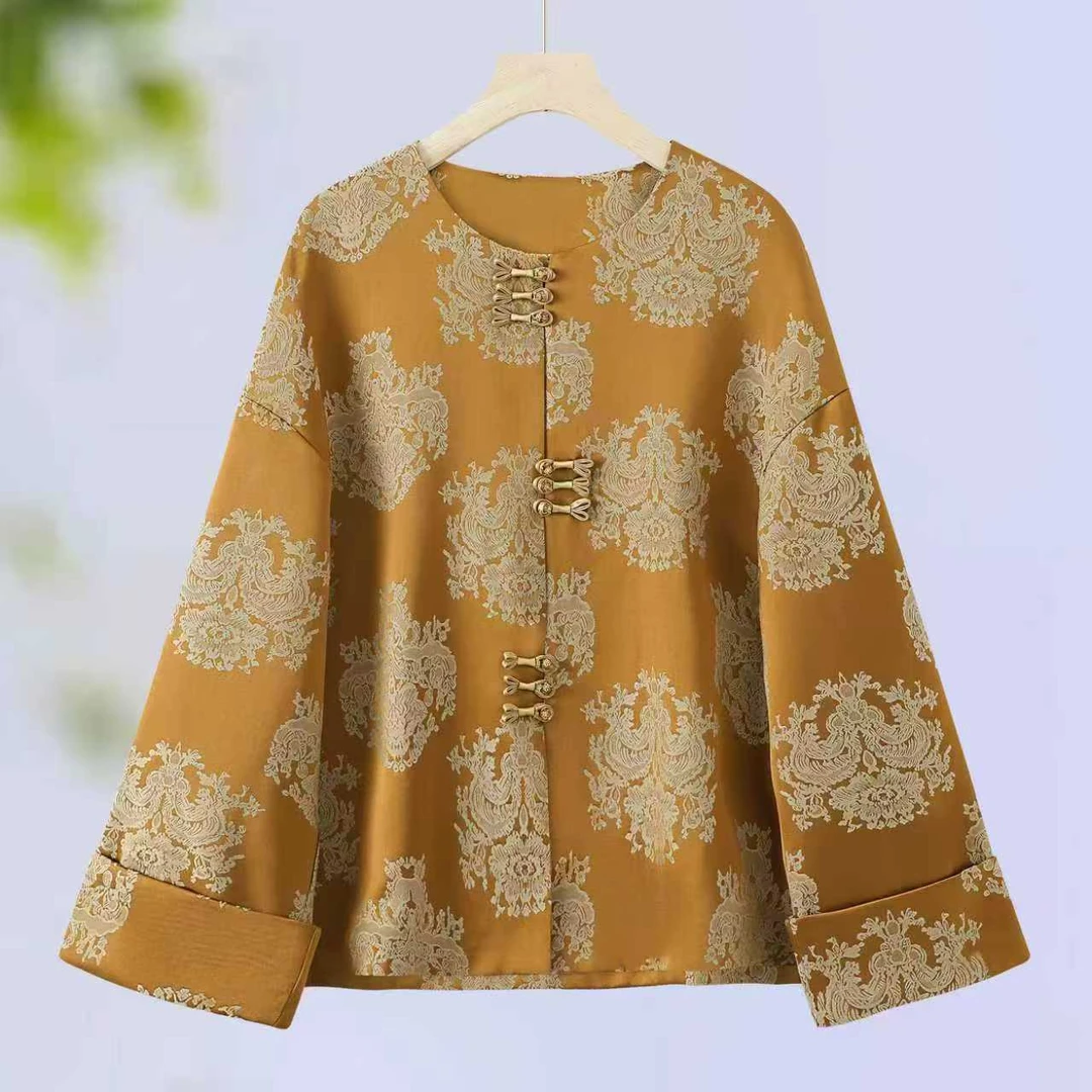 【云舒】2025新款秋冬国风新中式外套百搭气质松弛中国风上衣女装