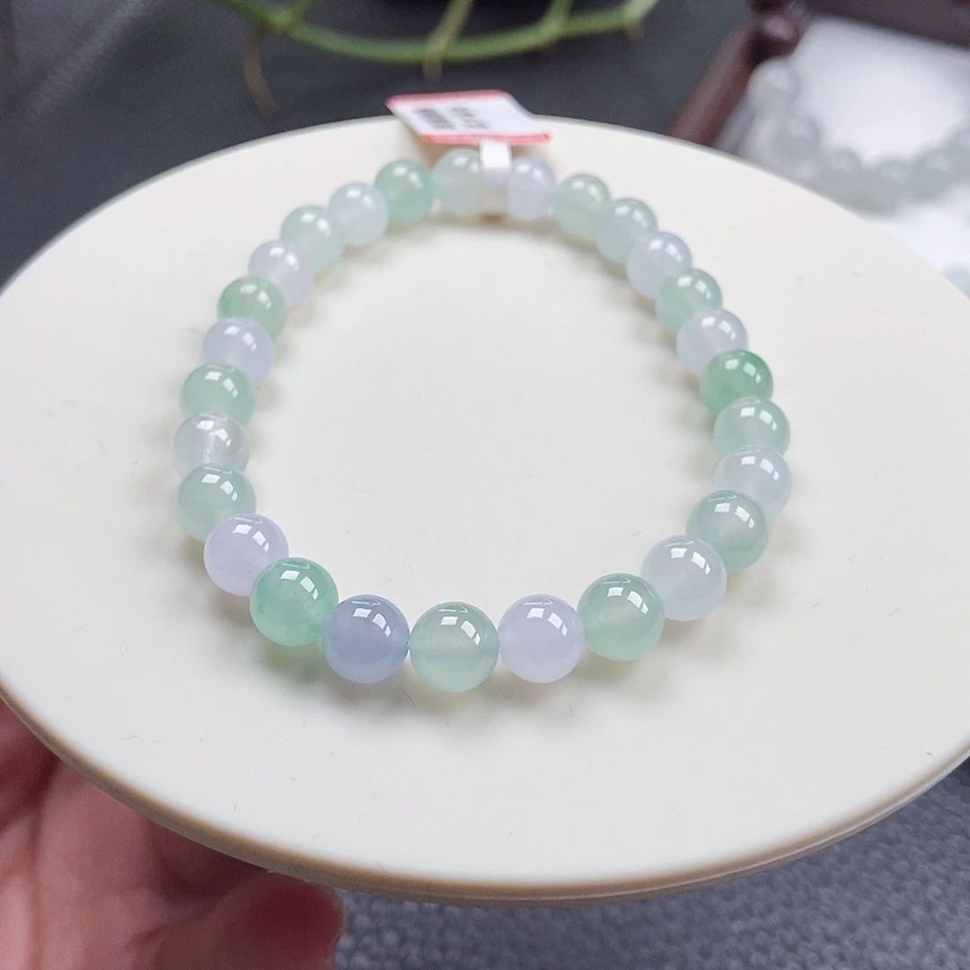 翡翠未镶嵌手链卡7