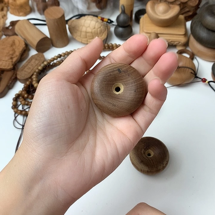 手串/手链檀香木檀香平安扣沉水瑕疵