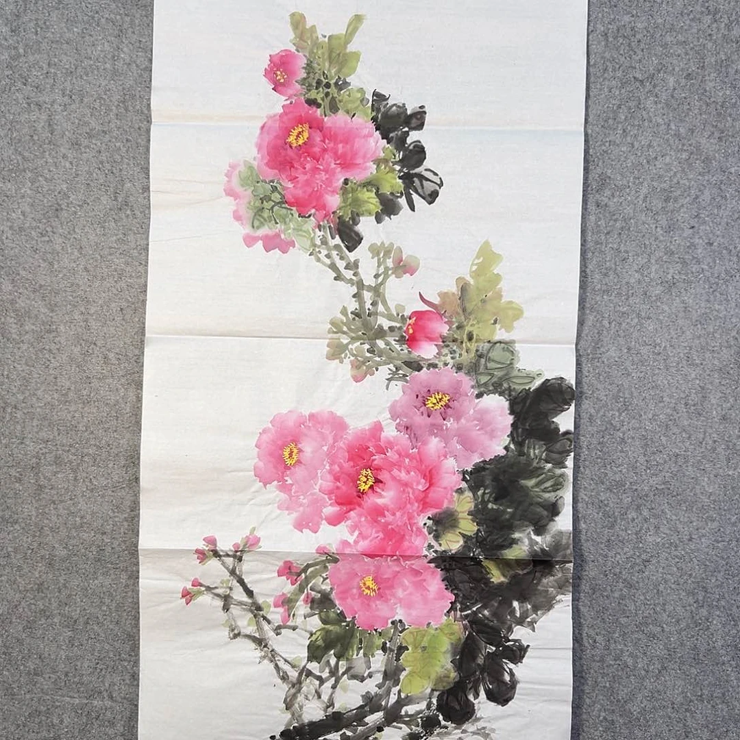 国画470 牡丹之花之香飘四时