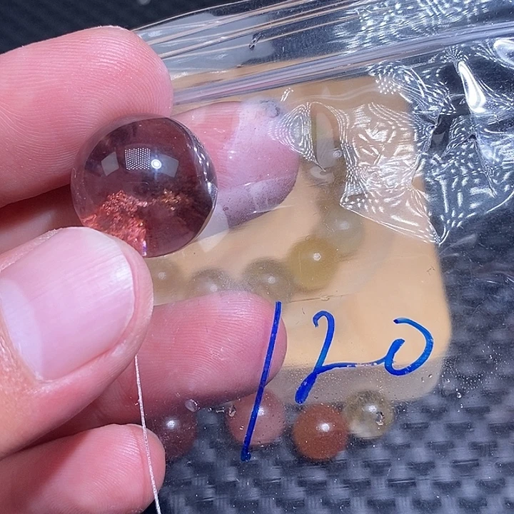 *****未镶嵌手链发晶天然水晶手串
