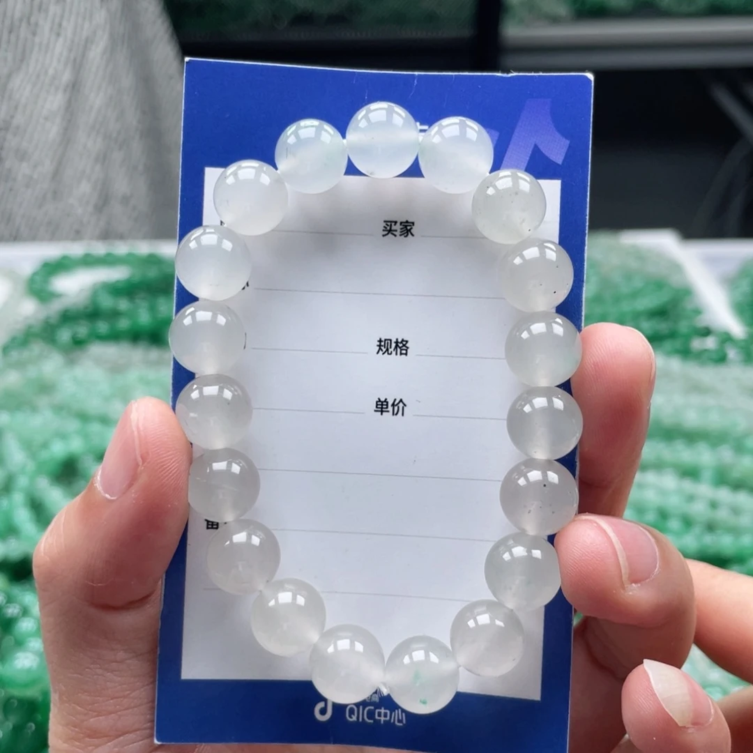 未镶嵌手串石英质玉（非洲翠）