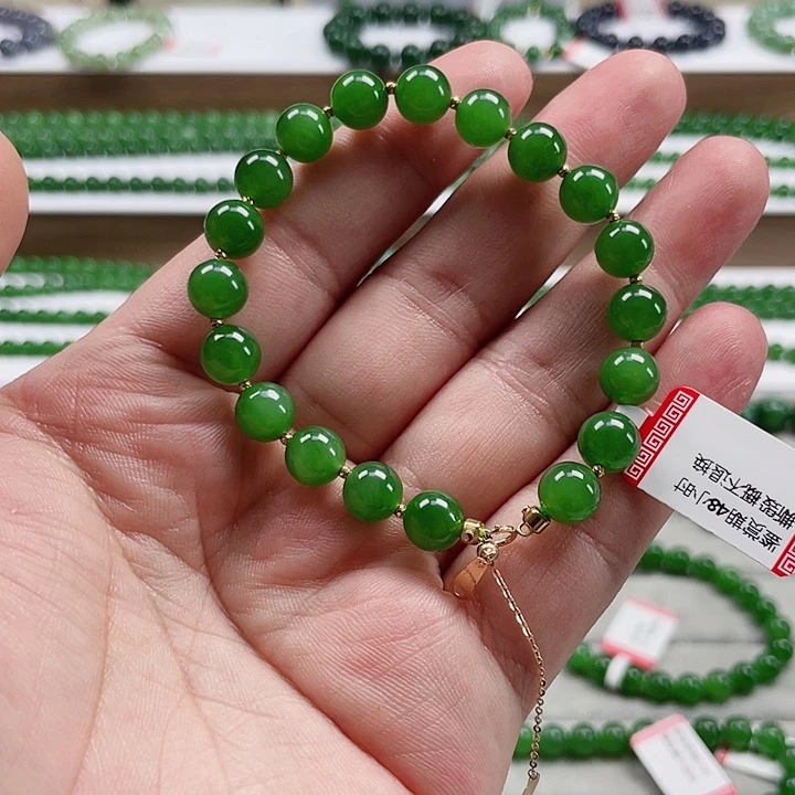 和田玉未镶嵌手串
