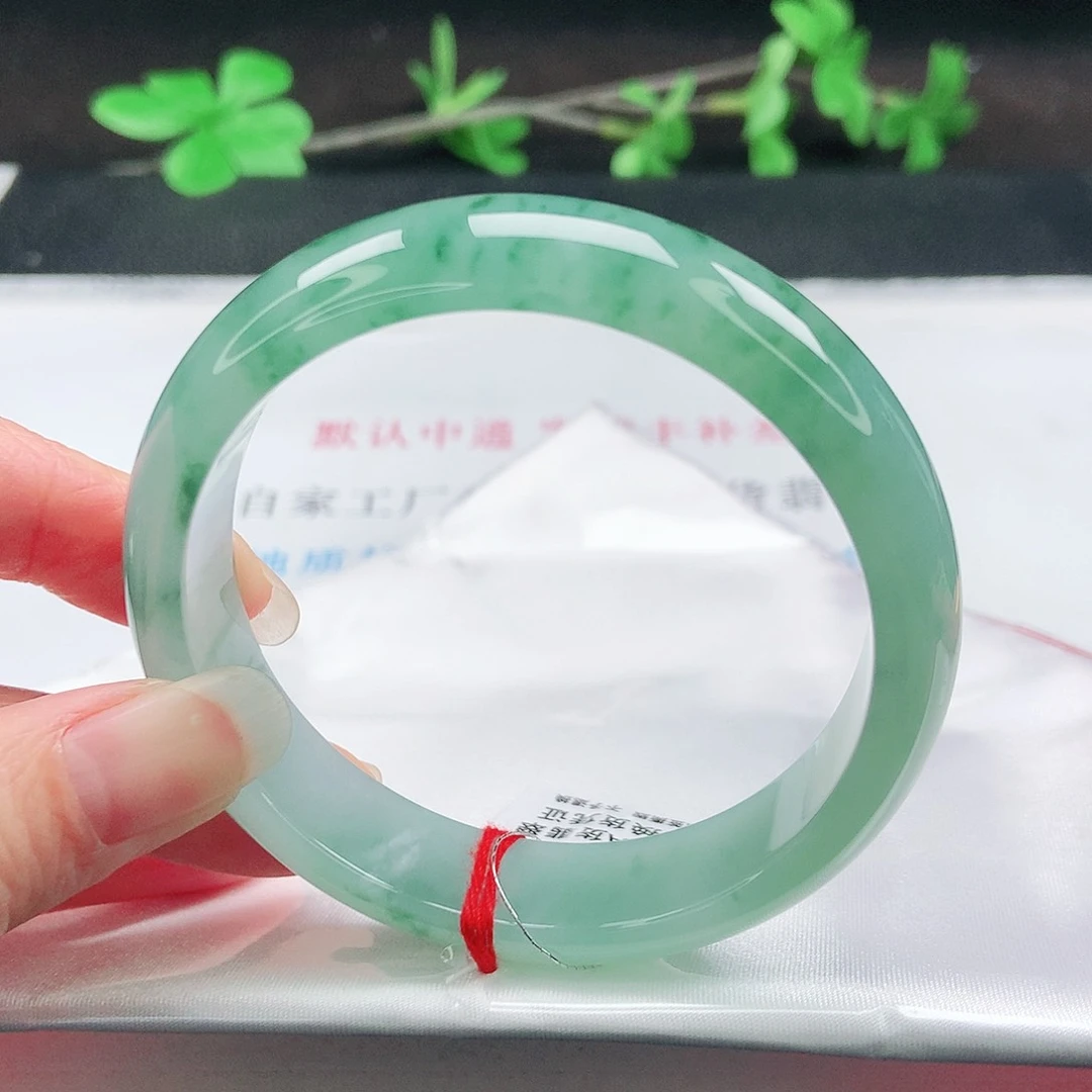 未镶嵌手镯翡翠58圈