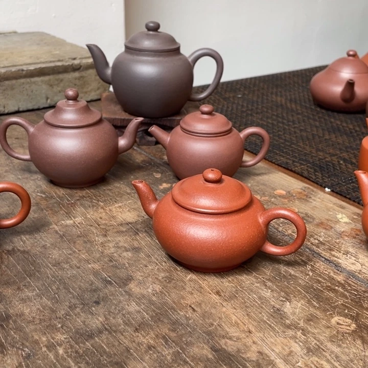 紫砂茶壶一***三宫灯壶