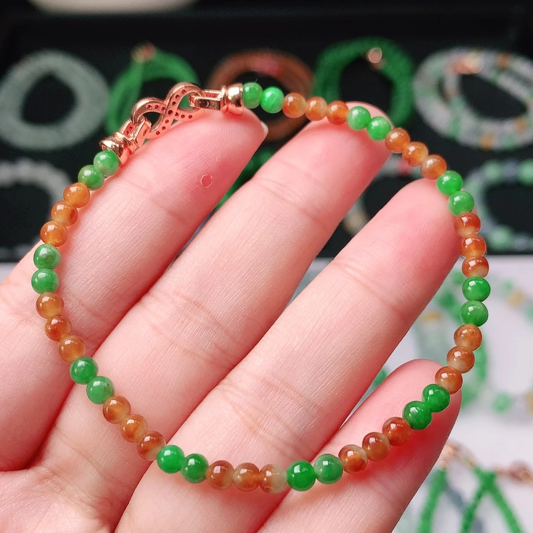 未镶嵌手链翡翠翡翠