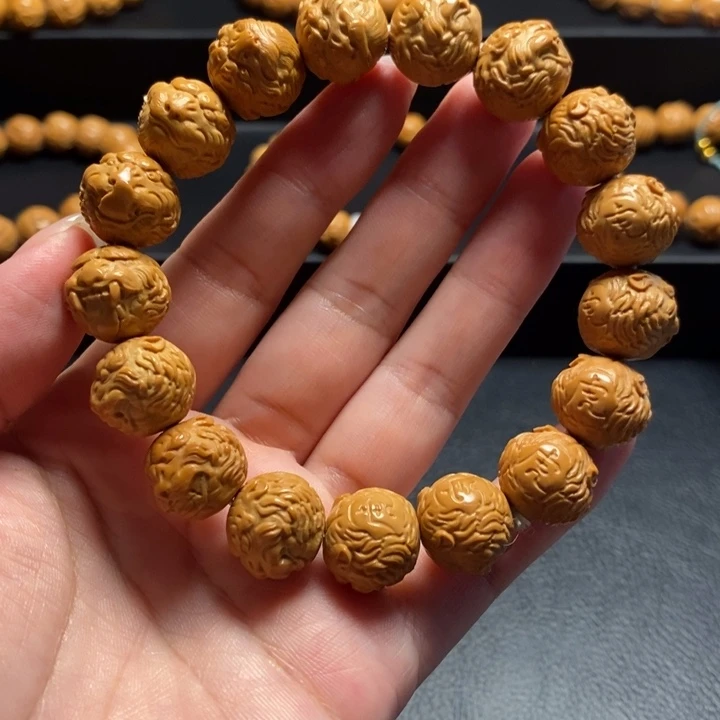 猴头核桃手串老虎