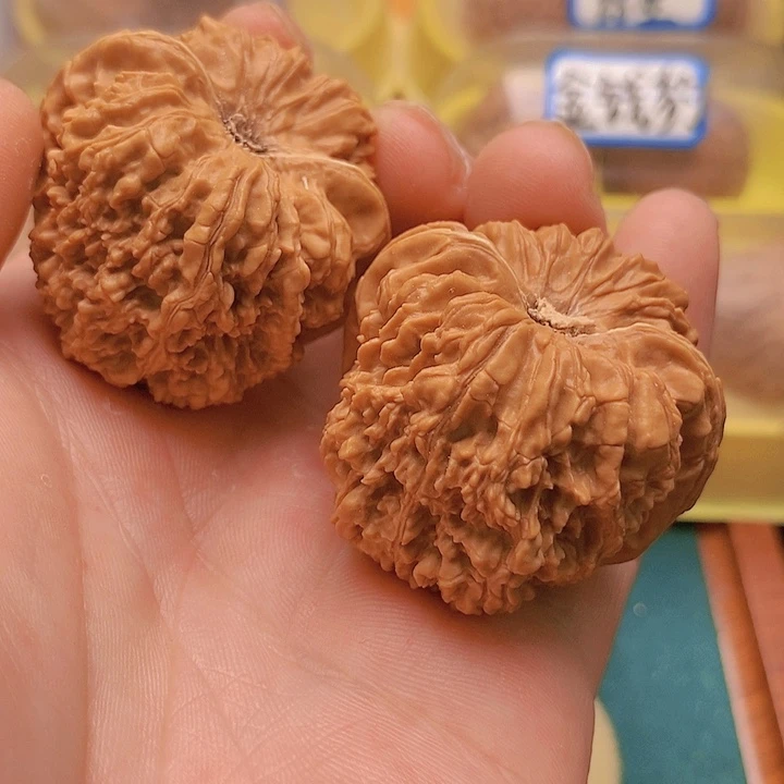 文玩核桃把件42全品大凹底137