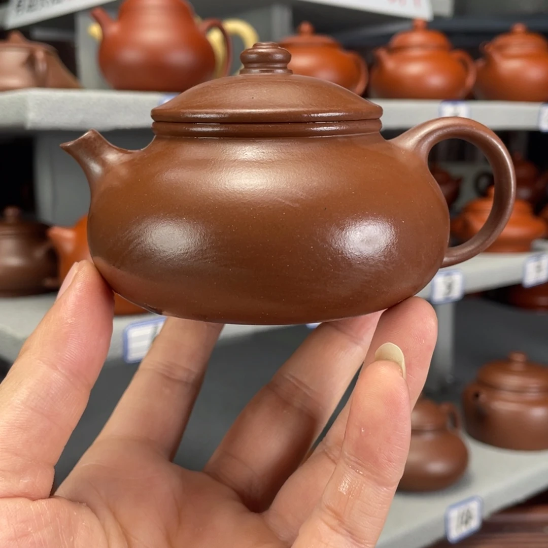 茶壶紫砂紫泥全手工200毫升