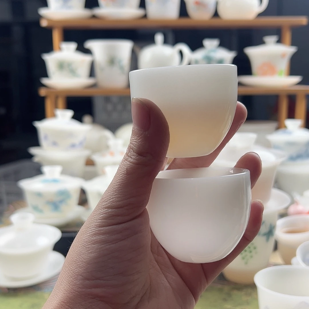 璞玉釉烧2个装60ml小蛋杯