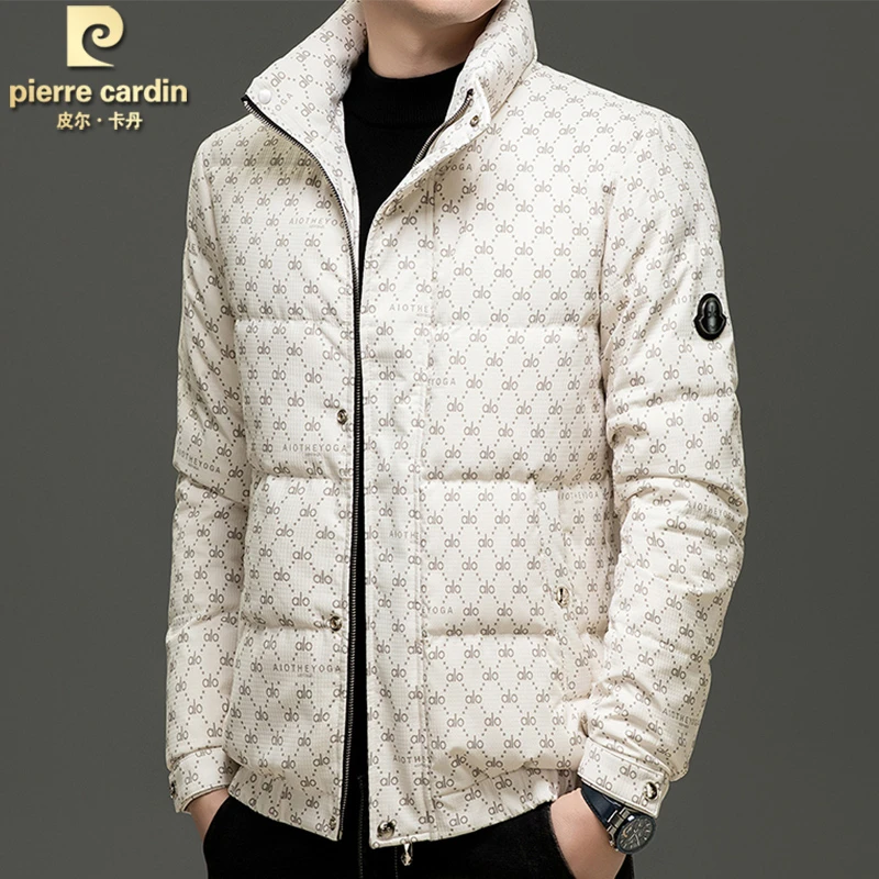 皮尔卡丹高级感男士羽绒服外套时尚轻奢冬季保暖御寒百搭潮流新款