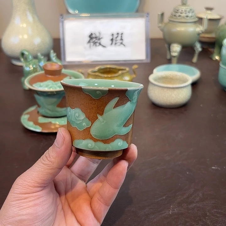 瓷片龙泉青瓷福利青瓷