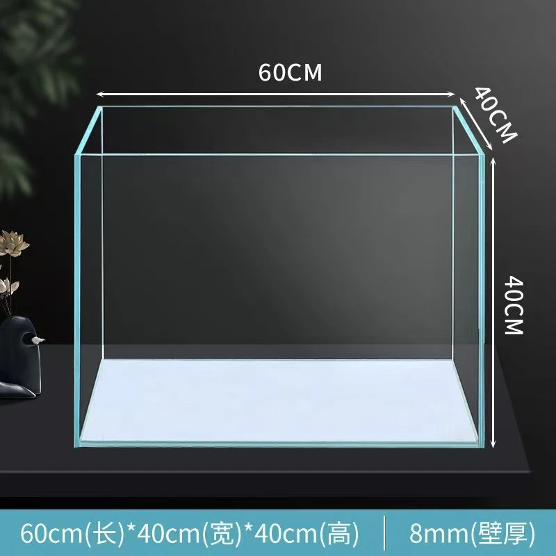 海衣超白玻璃造景鱼缸溪流缸家用桌面鱼缸办公室鱼缸生态造景水草