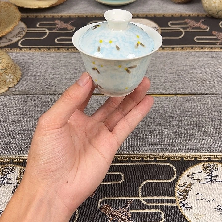陶瓷盖碗茶壶杯子