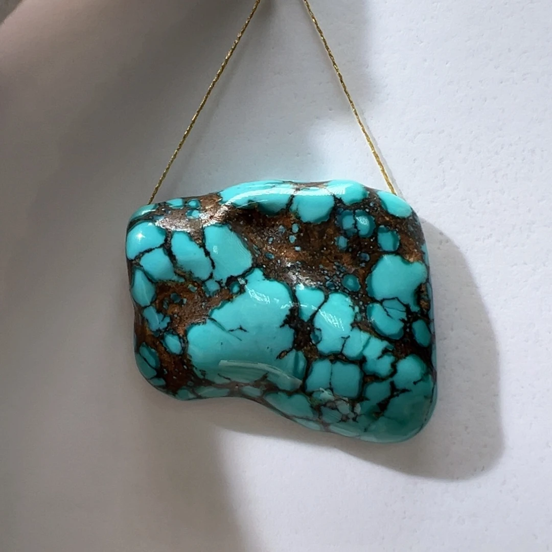 绿松石未镶嵌挂件