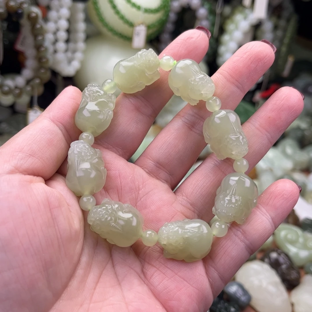 魂***堯和田玉未镶嵌手链