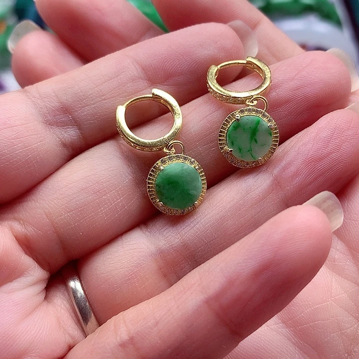 翡翠银S925镶嵌颈饰翡翠