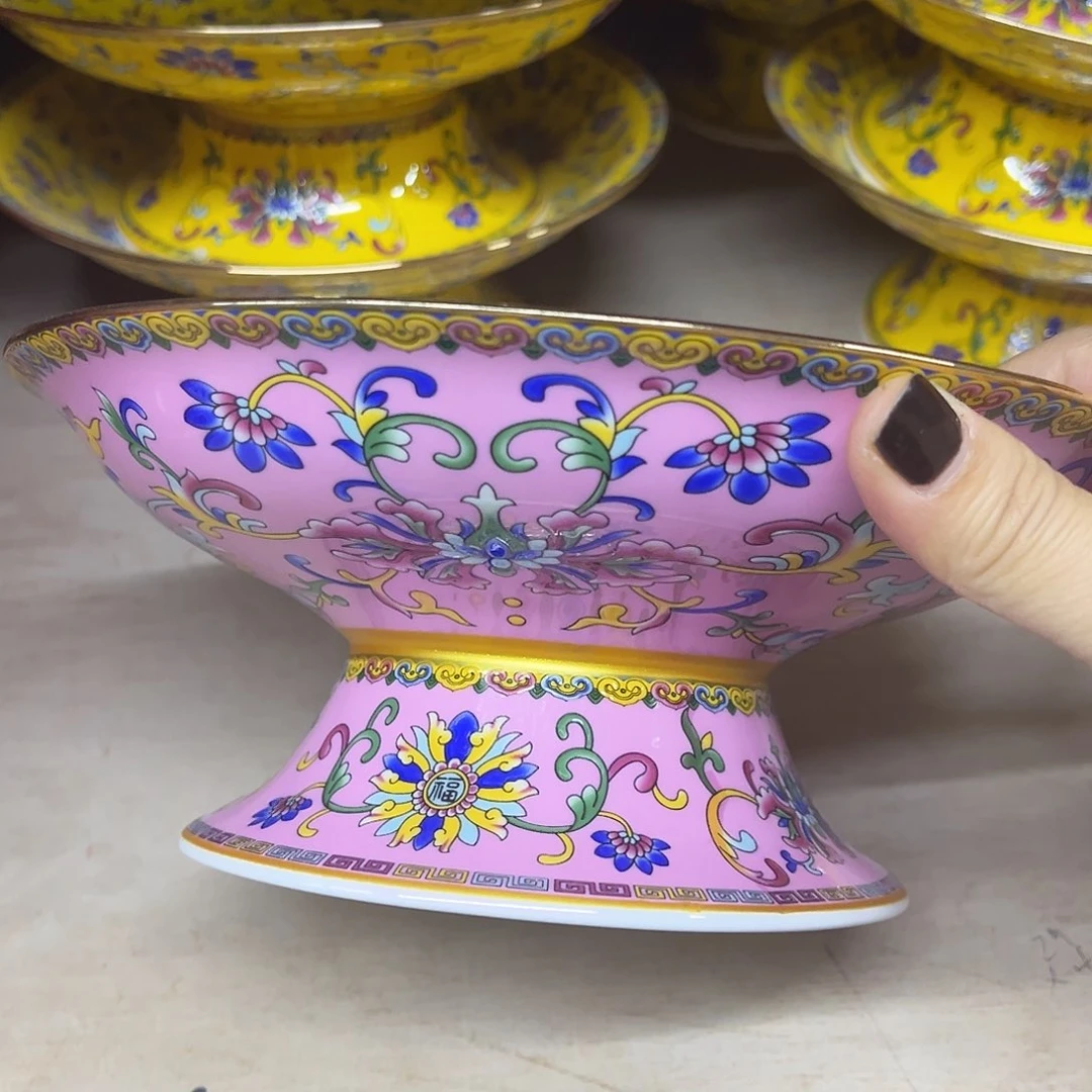 珐琅8寸1个………………