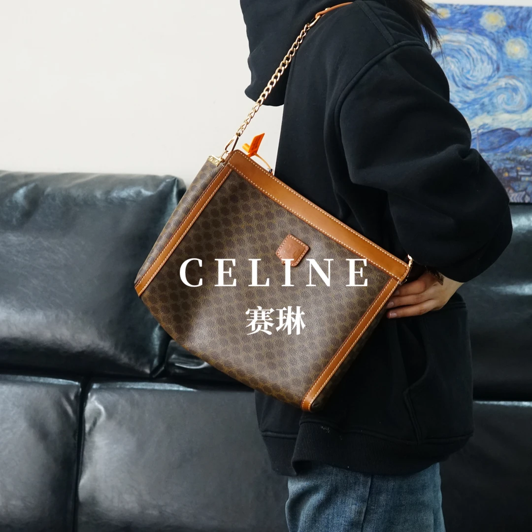 95新 Celine/思琳 老花单肩包/DZ12305847/5847