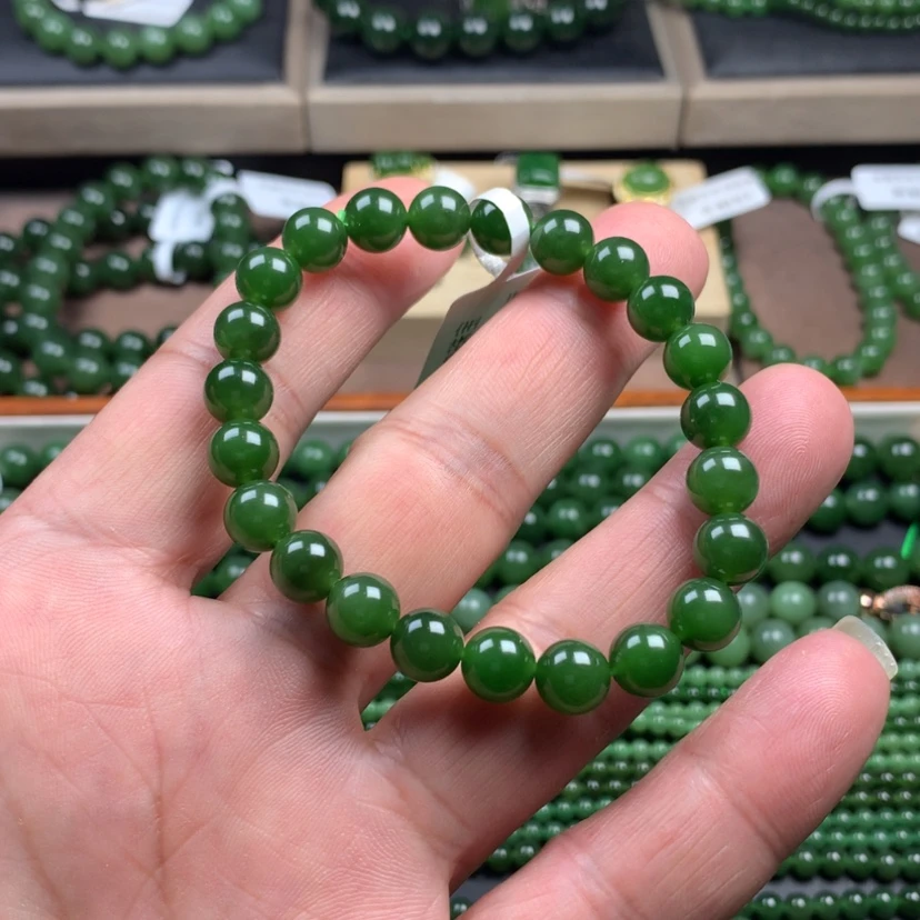 【闪购商品】和田玉（碧玉）手链未镶嵌8