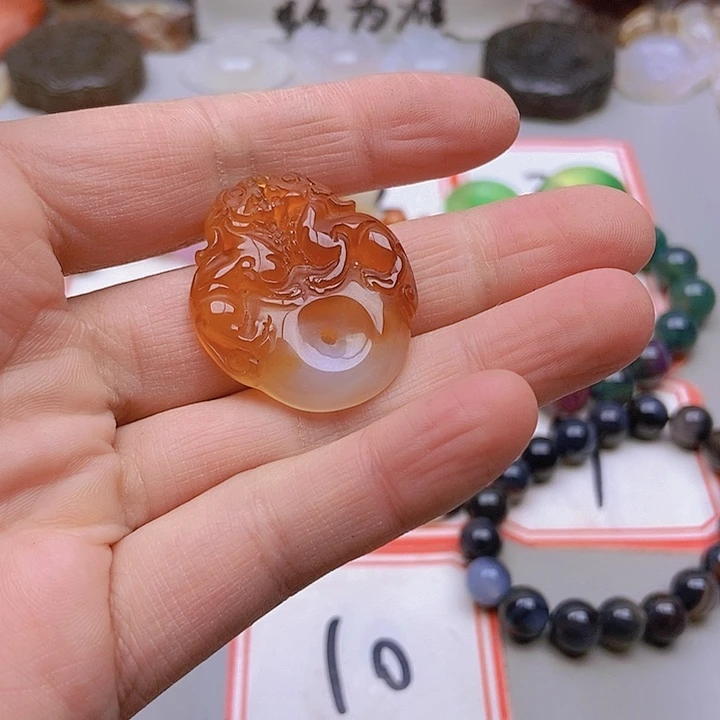 【闪购商品】未镶嵌玛瑙/玉髓珠宝半成品铁*
