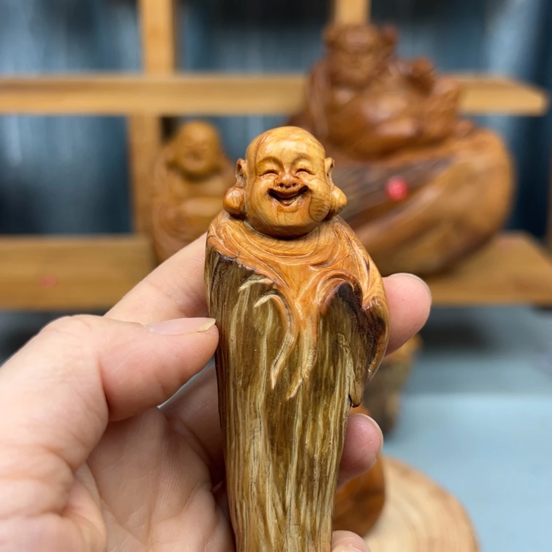 柏木崖柏木摆件手把件，26