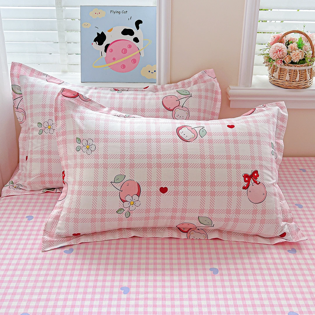 佳小乖纯棉枕套全棉枕巾48x74（只是一个枕套没有枕芯）单人枕套