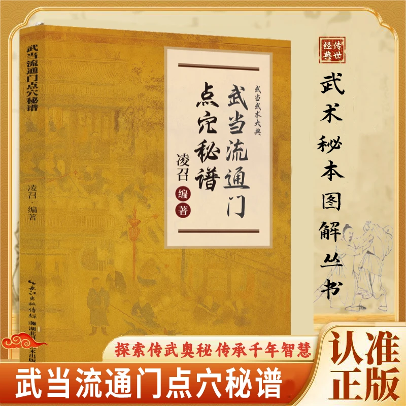 武当流通门点穴秘谱 武当绝技秘传书籍 点穴解穴武术健身书籍N