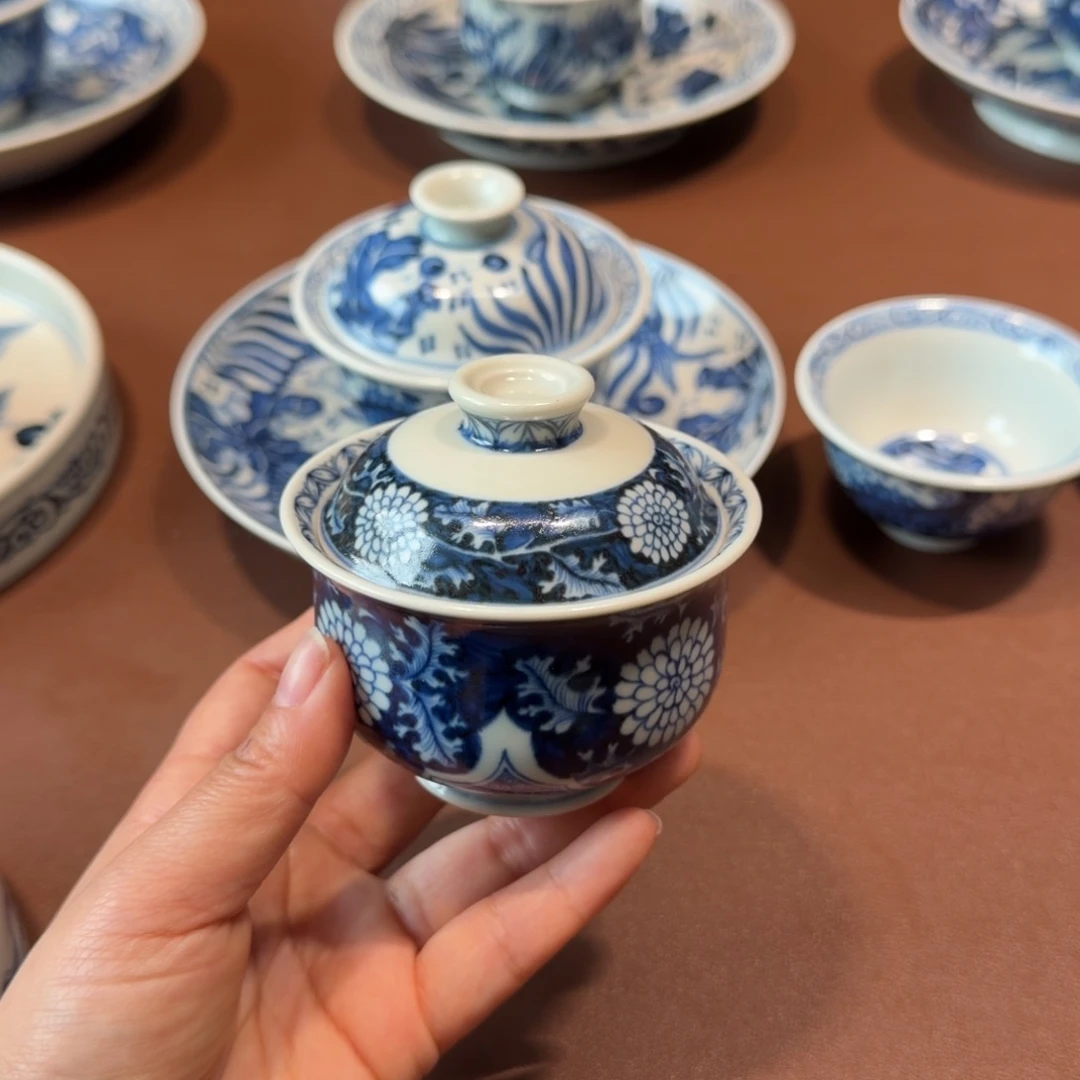 手工手绘茶具微瑕