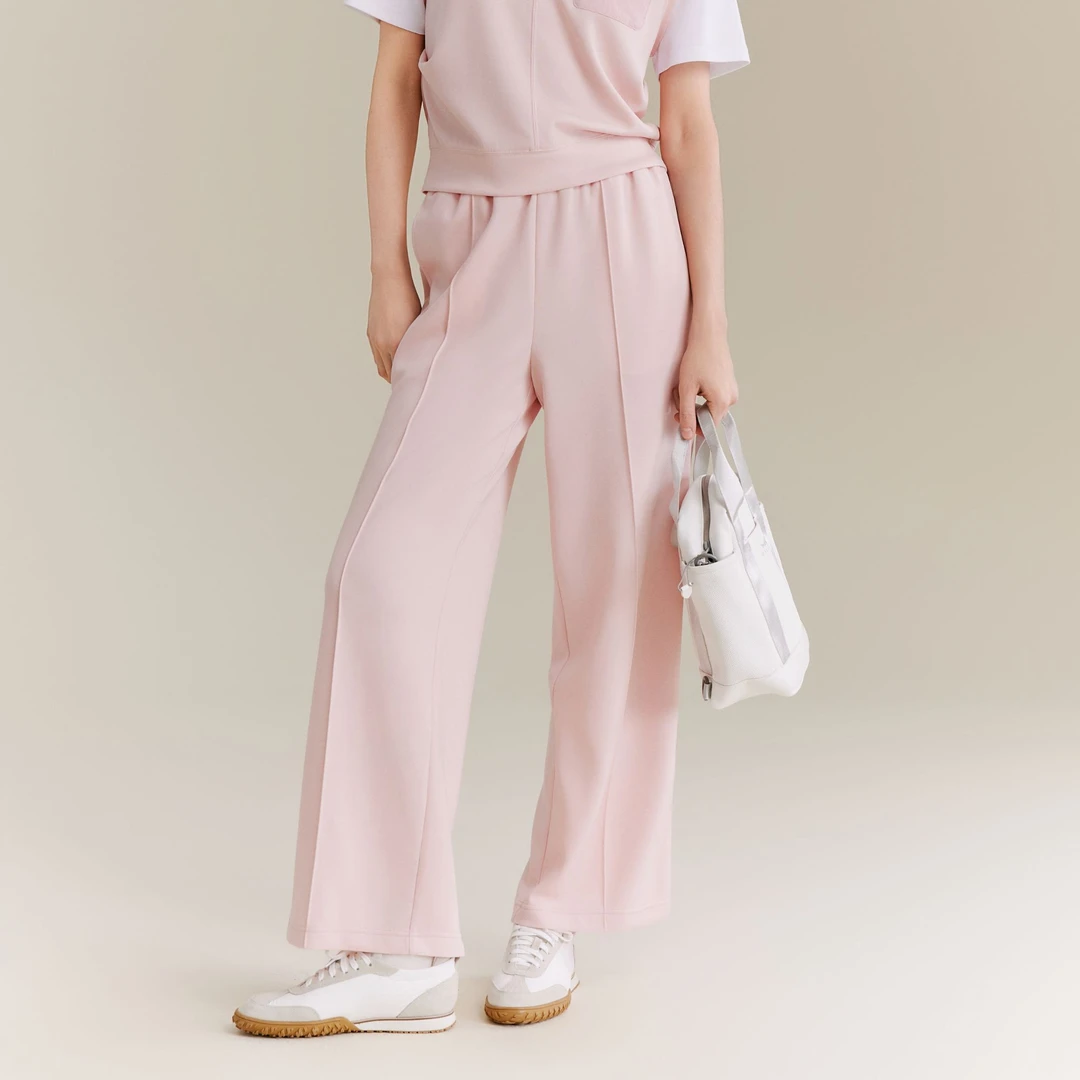 XII BASKET十二篮25夏新款简约舒适宽松弹力裤休闲裤女7C65220500