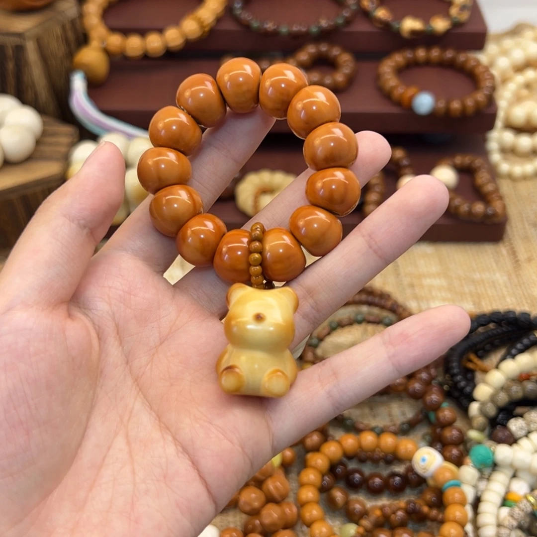 簡***點吊坠猴头核桃手捻