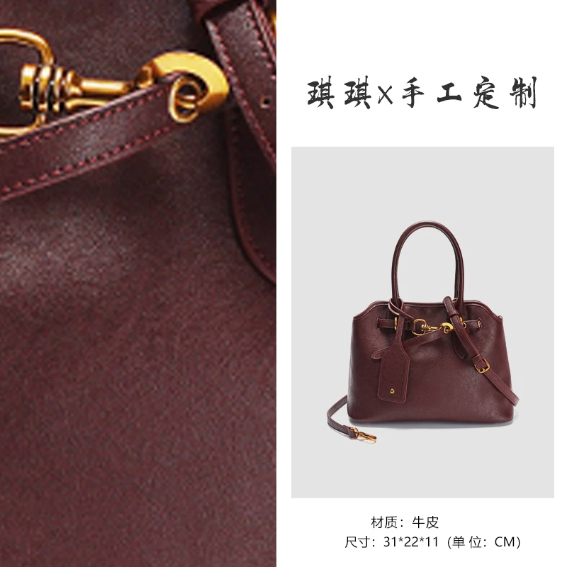 2025新款复古轻奢单肩包百搭设计款斜跨女士包