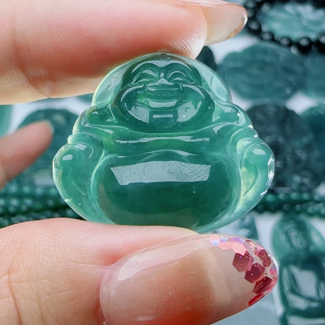 颈饰未镶嵌翡翠多样性发货天然的A货翡翠