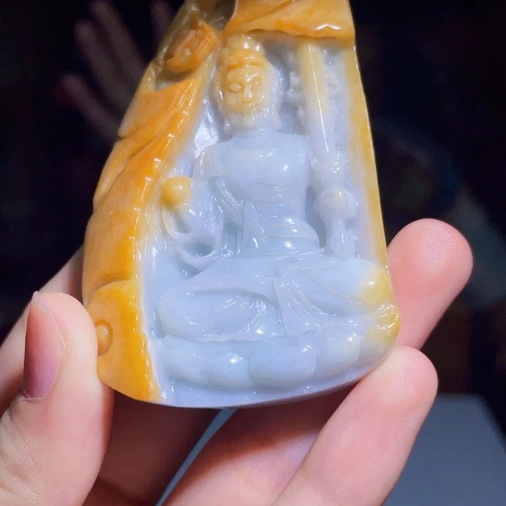 翡翠未镶嵌吊坠(不含链)X48