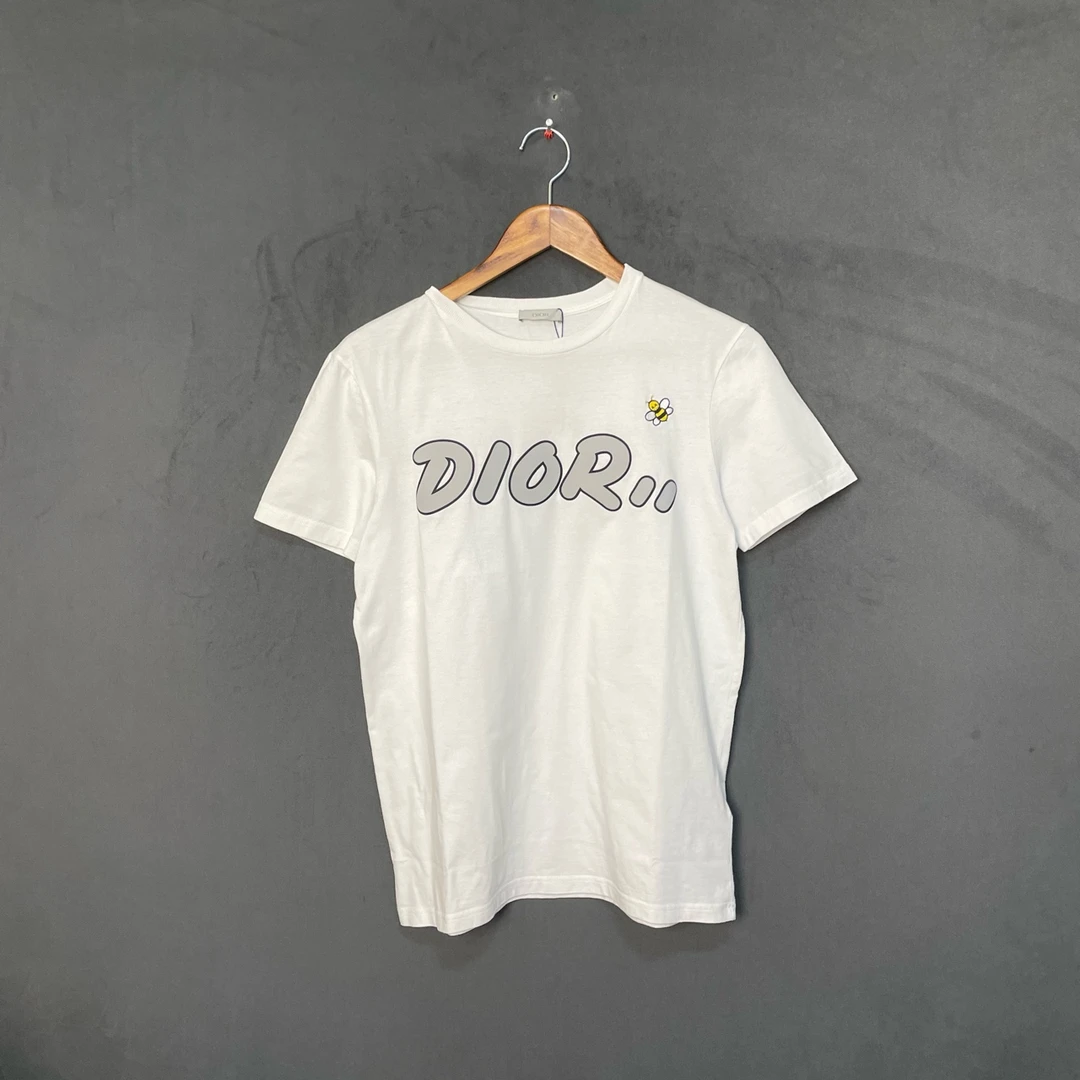 99新 DIOR/迪奥 白色蜜蜂logo短袖 XS码