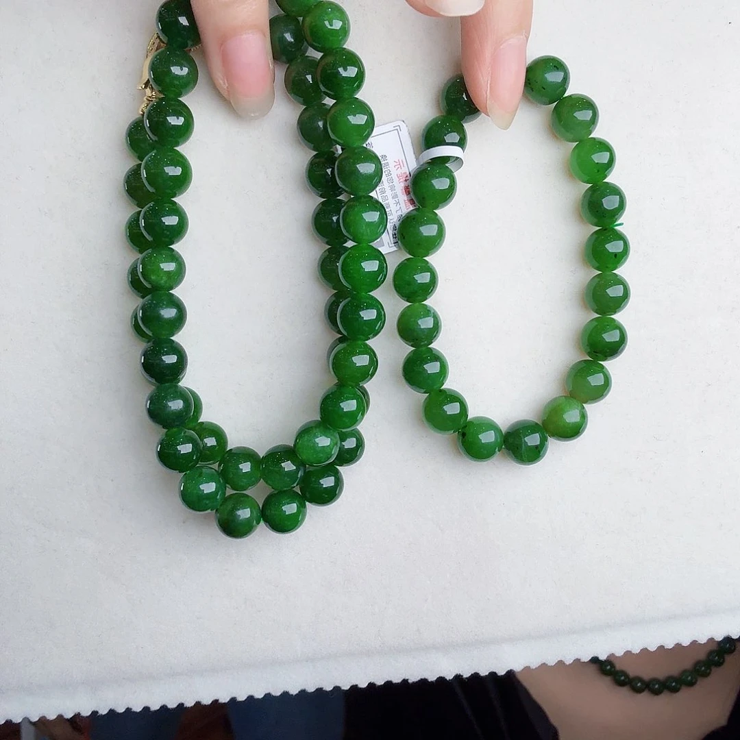 和田玉（碧玉）未镶嵌颈饰