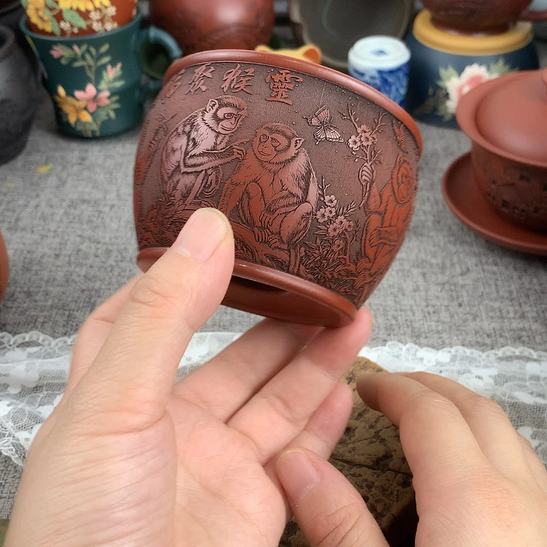 茶杯紫砂高端主人杯