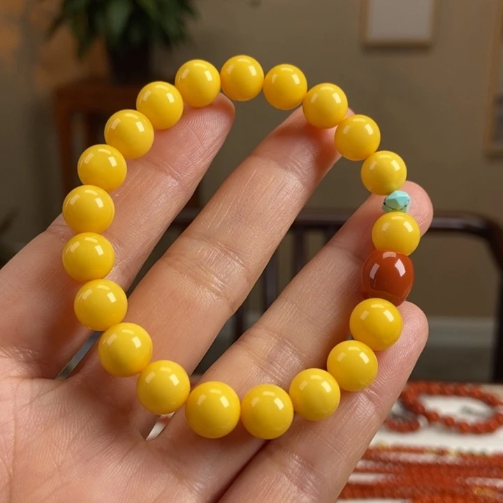 琥珀手链未镶嵌蜜蜡手串9