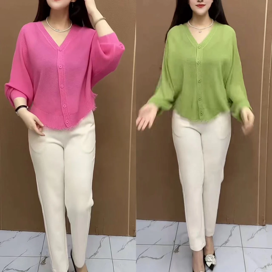 冰麻显瘦开衫遮肚腩冰感透气防晒空调衫外搭16291629