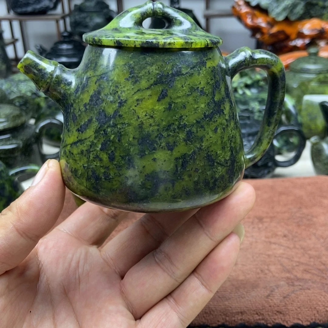 藏玉药王石工厂直销微瑕盖子